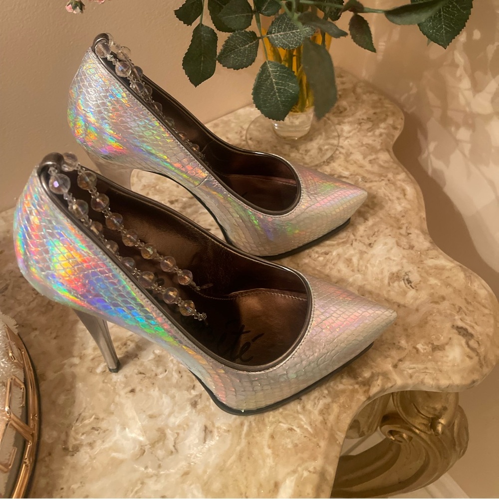 Lanvin Holographic Python Pumps - image 3
